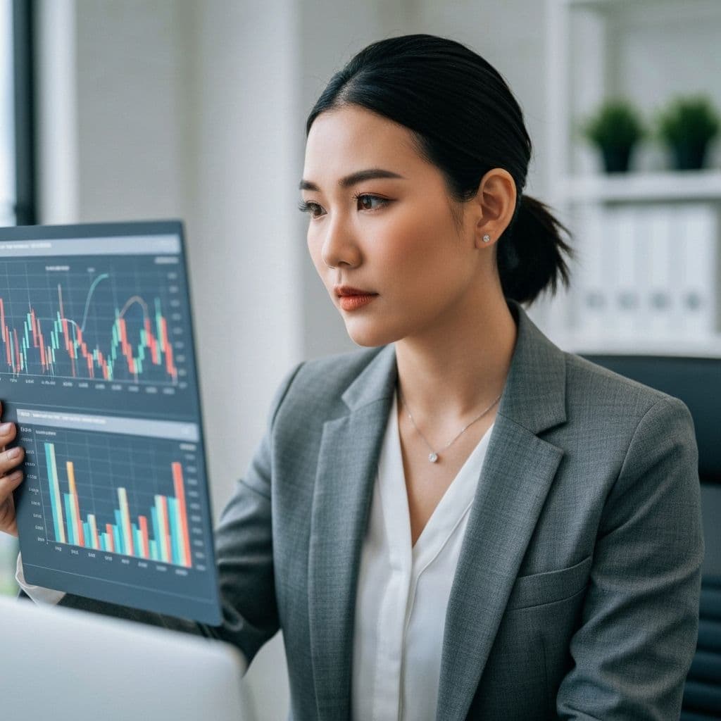 Quantitative investment professional analyzing live market data